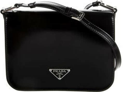 prada spazzolato crossbody bag black|Prada Spazzolato Leather Crossbody Bag .